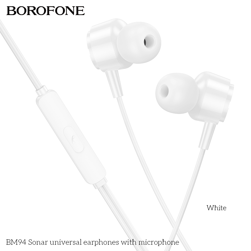 BOROFONE BM94 Sonar wired earphones with mic NZ
